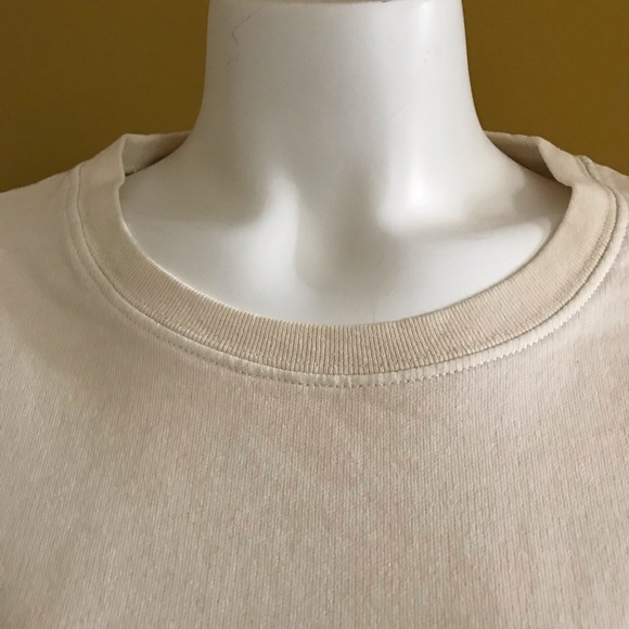 Madewell summer sweatshirt cream size L NWT - Picture 2 of 5